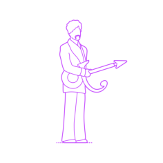 Pop Culture Pop Stars Prince Stencil Svg Design File, Free Vectors File